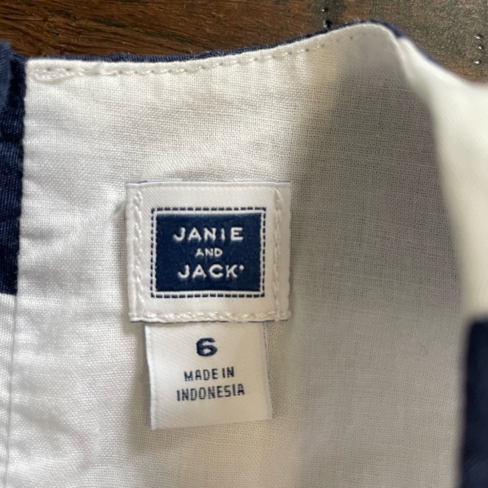 Janie and Jack Pretty Patriot Striped Dress - Picture 9 of 11